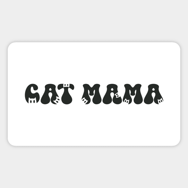 Cat Mama Magnet by JBeasleyDesigns